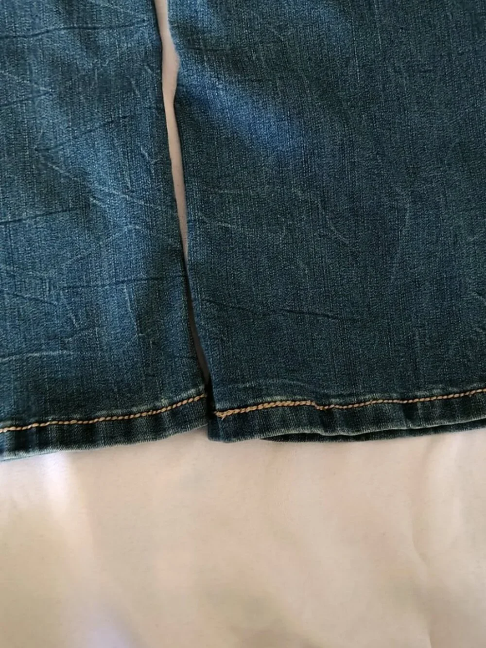 NWT Mens Nation of Saints Color Blue Size 34x32 Original Boot Cut Distressed Jea